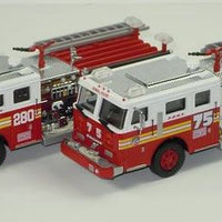 Code 3 FDNY JC Penny Special - Seagrave Pumpers E75 & E280 (02449)