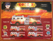 Code 3 FDNY Series #3 Seagrave Pumper Five Truck Set (13001)