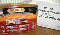 Code 3 FDNY Series #3 Seagrave Pumper Five Truck Set (13001)