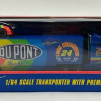 Jeff Gordon #24 Dupont Transporter w/Stock Car 1:64 scale Racing Champion NASCAR