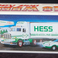 1992 Hess 18 Wheeler and Racer - Aj Collectibles & More