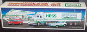 1992 Hess 18 Wheeler and Racer - Aj Collectibles & More