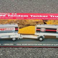 1996 PHILLIPS 66 SUPERCLEAN GAS TANDEM DOUBLE TANKER TRUCK #2 - New in Box - Aj Collectibles & More