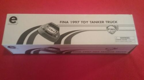 1997 FINA TOY TANKER TRUCK GOLD EDITION EQUITY MARKETING CHINA MINT - Aj Collectibles & More