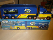 SUNOCO RACING TEAM TRUCK w/ RACE CAR~ FOURTH SERIES MIB 1997 - Aj Collectibles & More