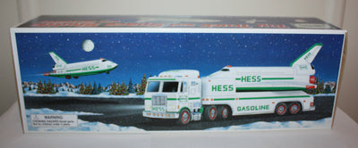 1999 Hess Toy Truck and Space Shuttle with Satellite - Aj Collectibles & More