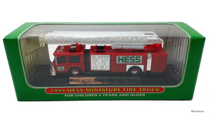 1999 Hess Minature Toy Fire Truck - Aj Collectibles & More