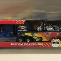 Nascar 2006 Racing Bike & Transporter In Box Orange County Choppers