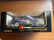 Bburago Burago 1/18 Lamborghini Diablo 1990 Purple 3028 In box