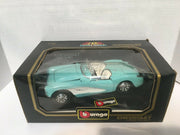 Burago 1957 Corvette 1:18 Diecast Diamond Series