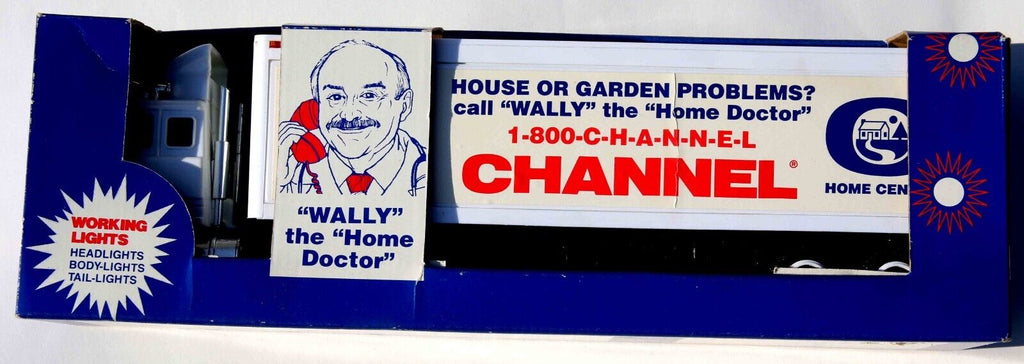 Vintage Channel Home Centers Toy Truck Bank Home Doctor Wally