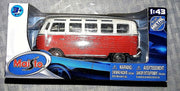 Maisto Volkswagon VW Van SAMBA Bus Diecast Metal 1:43 Scale #21198 - Aj Collectibles & More