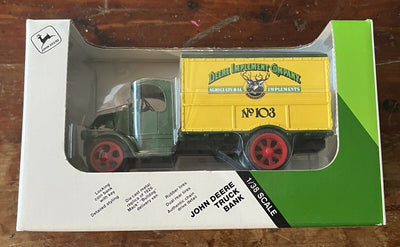 ERTL John Deere Truck Bank  1/38 Scale #5564 Deere Implement
