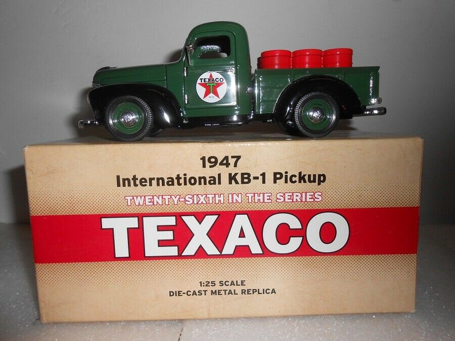 RARE TEXACO 1947 INTERNATIONAL KB-1 PICKUP TRUCK - 2009 - #26 in Series - Aj Collectibles & More
