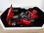 Burago Diamonds 1992 Dodge Viper RT/10 Roadster 1/18 - Red Die Cast - Cod. 3025