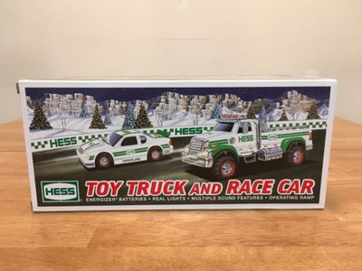 2011 Hess Toy Truck and Race Car - Aj Collectibles & More