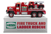 2015 51st Hess Collectible Toy Fire Truck & Ladder Rescue - Aj Collectibles & More