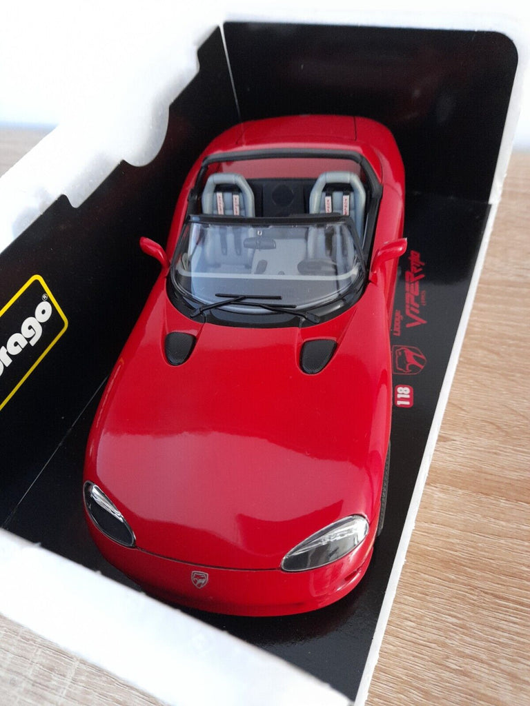 Vintage Sammlerstück Diecast Viper von Bburago Red Dodge Vintage Sammlerstück Diecast Viper von Bburago Red Dodge