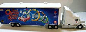 Texaco Izzy's Olympic Games 1996 Toy Car Carrier #4 - Aj Collectibles & More