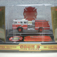 Code 3 1997 City of Houston Fire Engine 1/64 Scale - Aj Collectibles & More