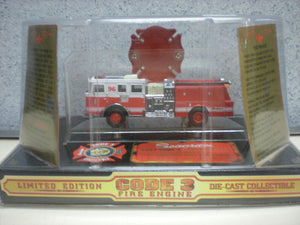 Code 3 1997 City of Houston Fire Engine 1/64 Scale - Aj Collectibles & More
