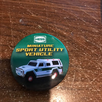 2014 Hess Sport Utility Vehicle Back Button - Aj Collectibles & More