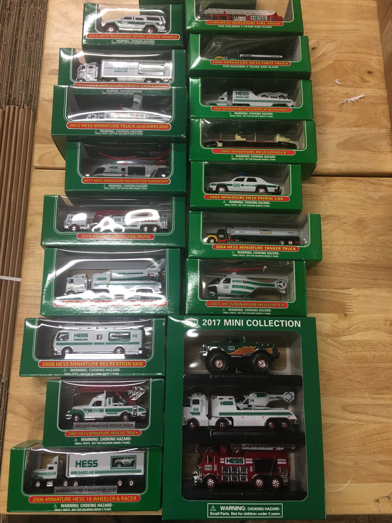 2017 hess mini collection