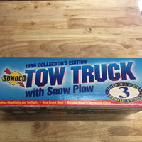 Sunoco 1996 collectors edition tow truck with snow plow - Aj Collectibles & More