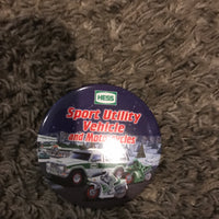 2004 Hess Sport Utility Vehicle Truck 3" Pin Back Button - Aj Collectibles & More