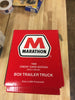 1998 marathon credit card edition box trailer truck - Aj Collectibles & More