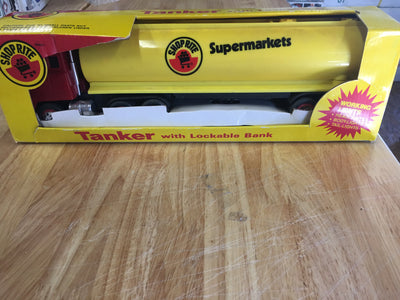 Shop rite supermarkets tanker truck with walkable bank - Aj Collectibles & More