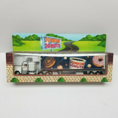 1995 DUNKIN' DONUTS TRACTOR TRAILER ~ FITS '0' & 027 GAUGE TRAIN LAYOUTS ~ NIB - Aj Collectibles & More