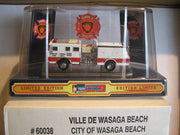 CODE 3 WASAGA BEACH, ONTARIO FIRE DEPT. SEAGRAVE ENGINE WITH SHIPPING SLEEVE - Aj Collectibles & More