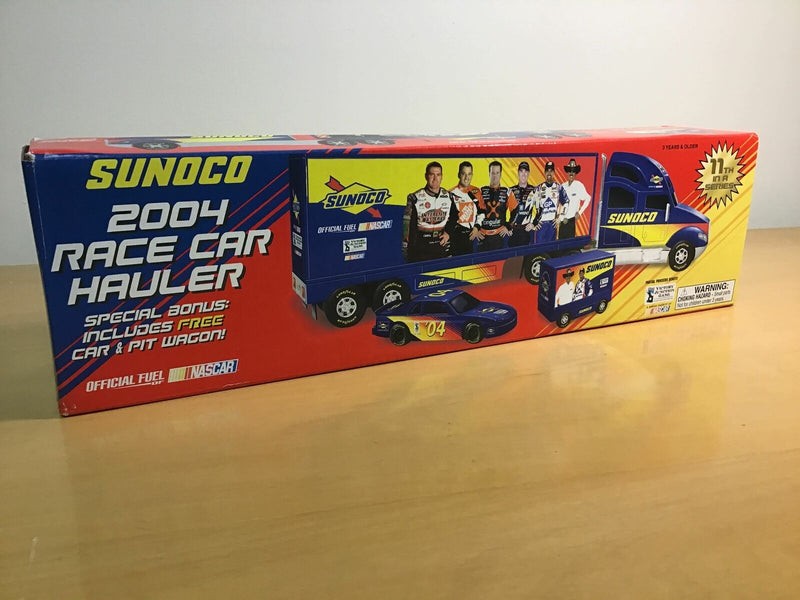 2004 Sunoco Race Car Hauler Collectible Truck Brand New in Box