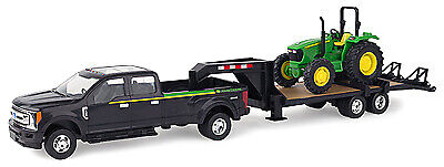 NEW John Deere 1/32 Scale Pickup with Tractor & Trailer Set LP68113