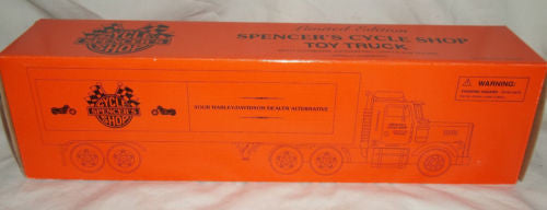 SPENCER'S CYCLE SHOP Motorcycles Semi 1/32 scale Truck HARLEY DAVIDSON - Aj Collectibles & More